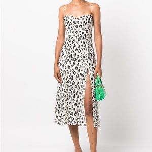 reformation juliet leopard dress NWT size 8